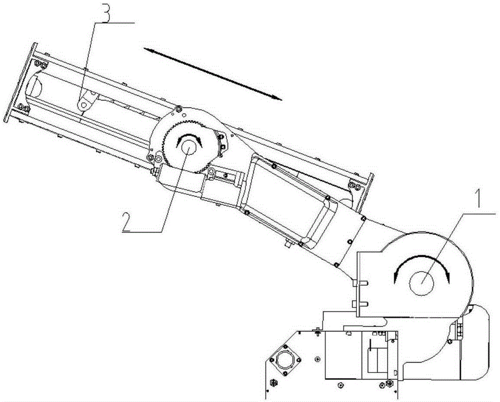 High tension transmission line on-line operation motion arm