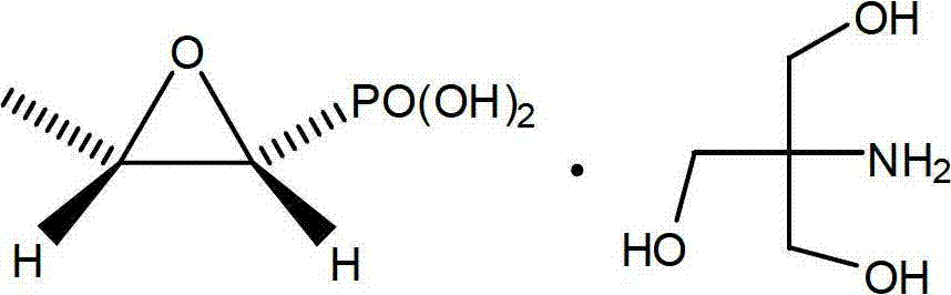 Preparation method of fosfomycin amine salt