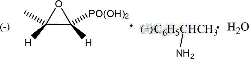 Preparation method of fosfomycin amine salt