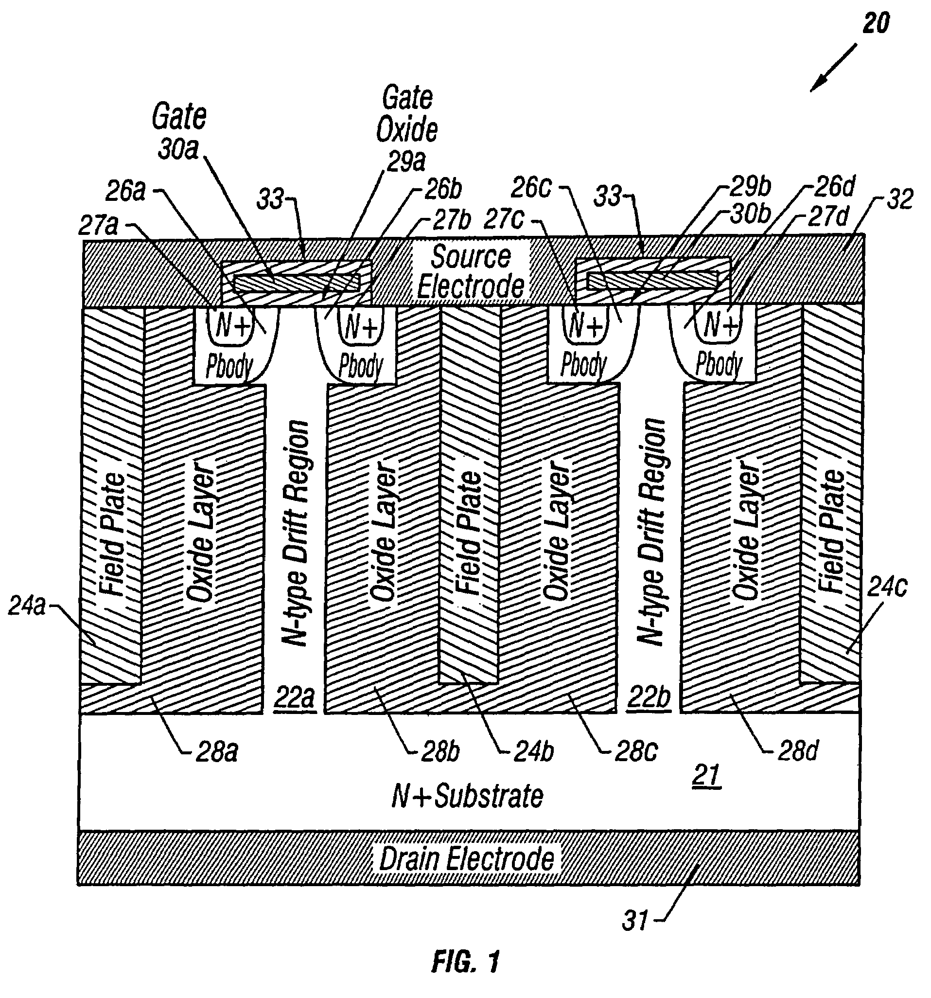 Method of fabricating a high-voltage transistor with an extended drain structure