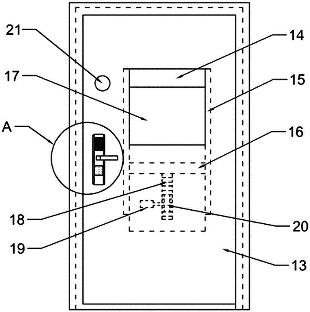 Safe and reliable anti-theft door