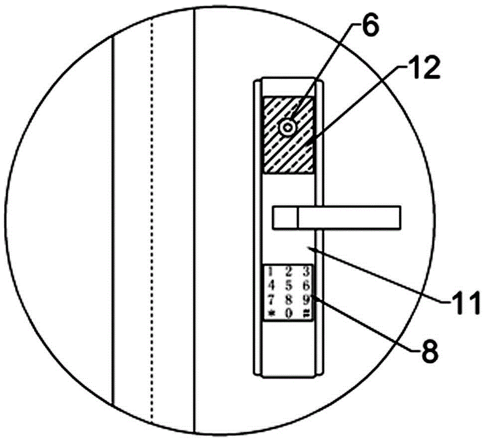 Safe and reliable anti-theft door