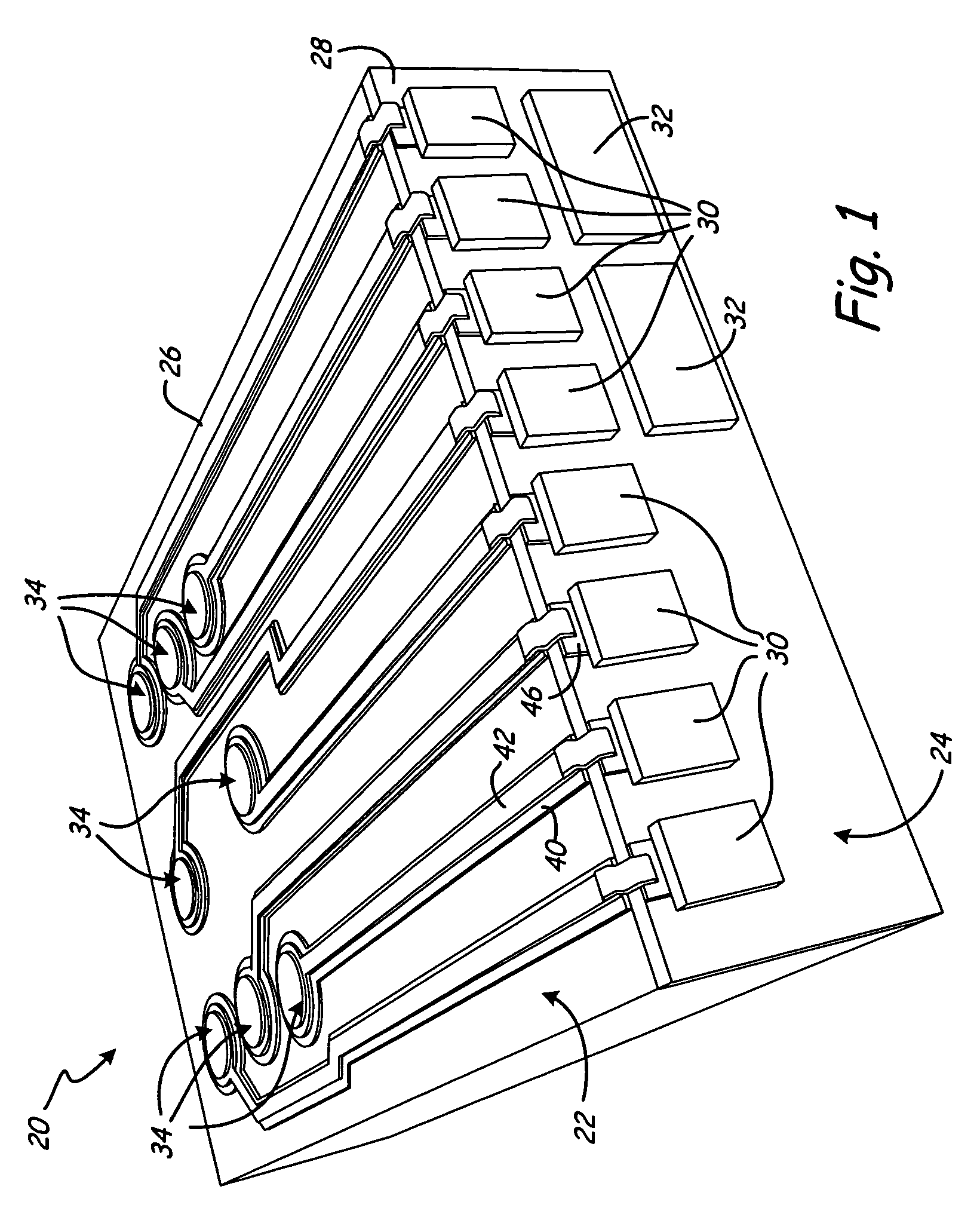 Top bond pad for transducing head interconnect