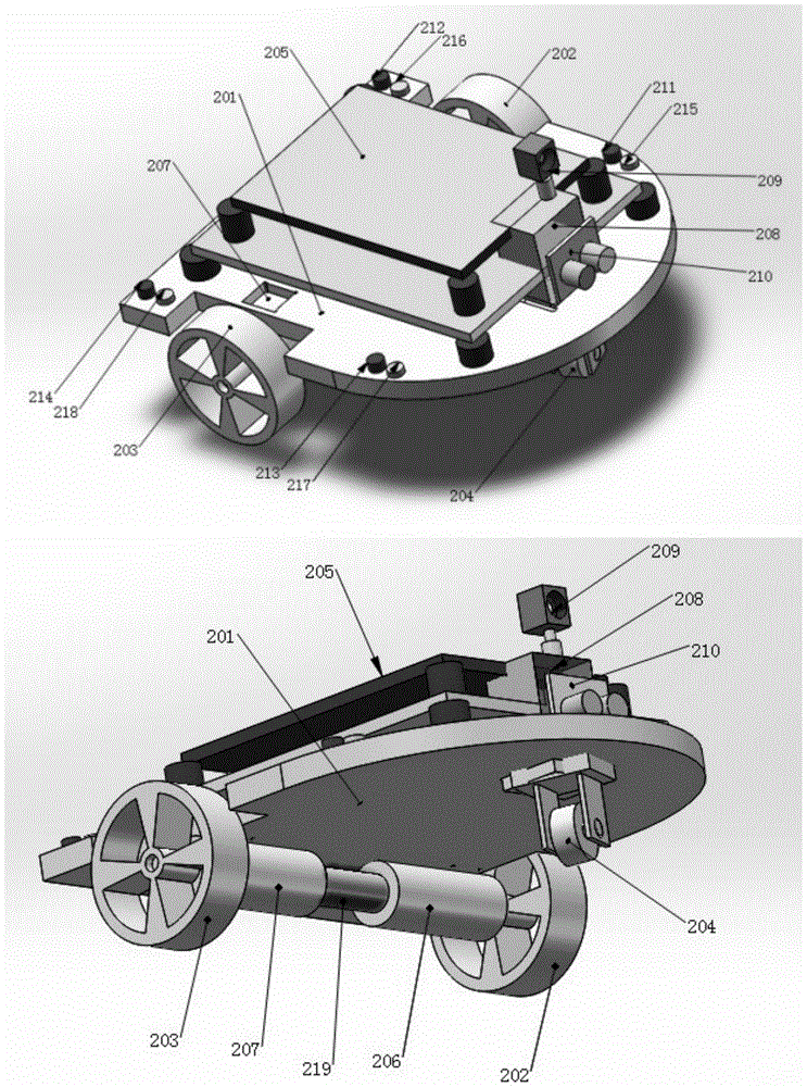 Bionic wheeled robot system and method with imitation learning mechanism