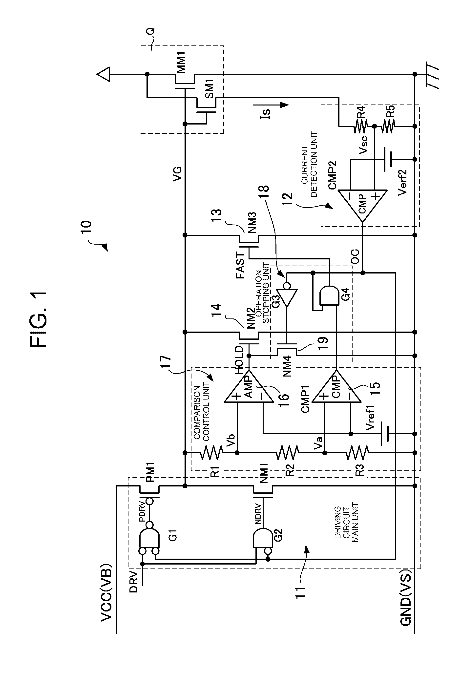 Switching element driving circuit