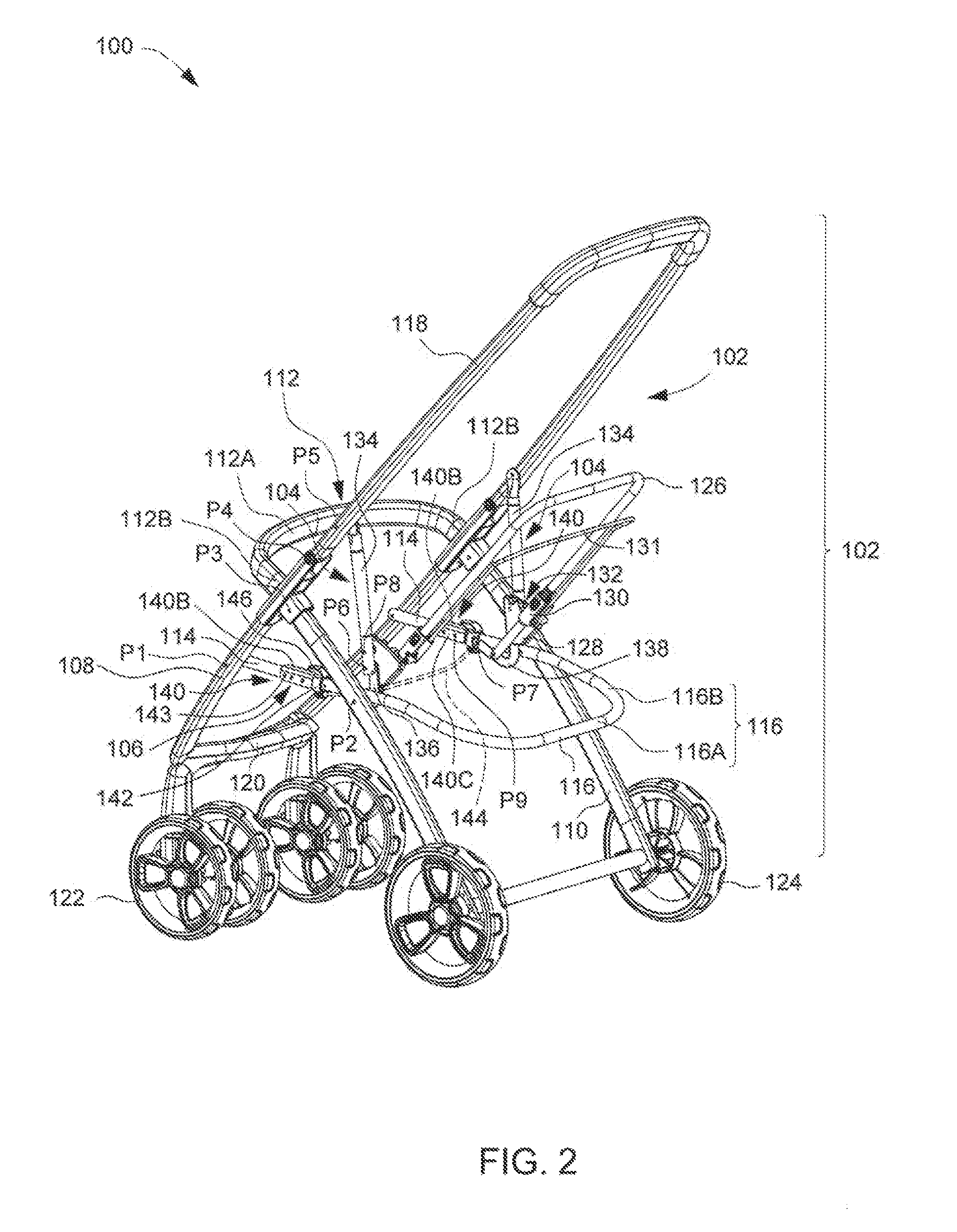 Collapsible child carrier apparatus