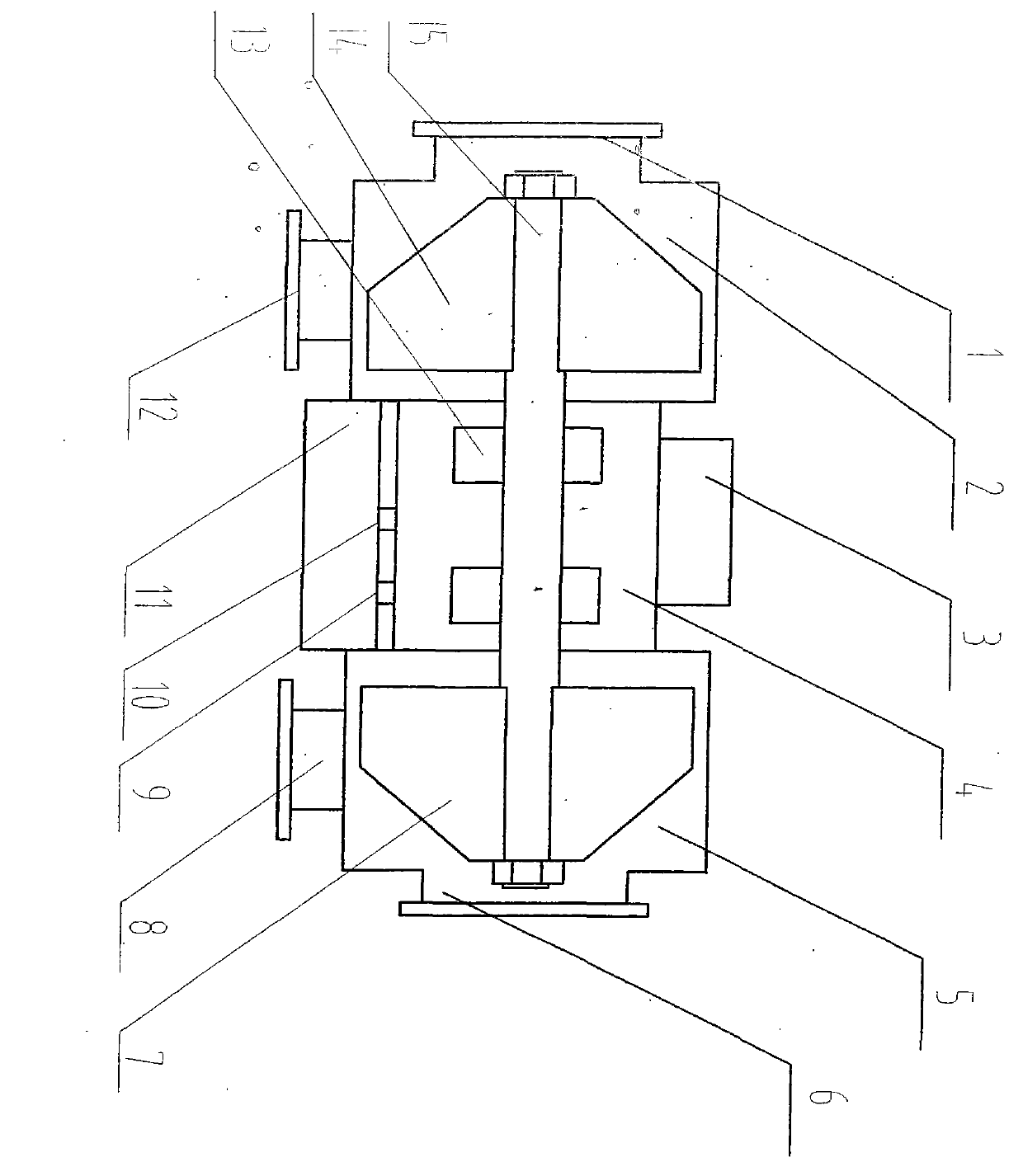 Efficient booster-type vacuum pump