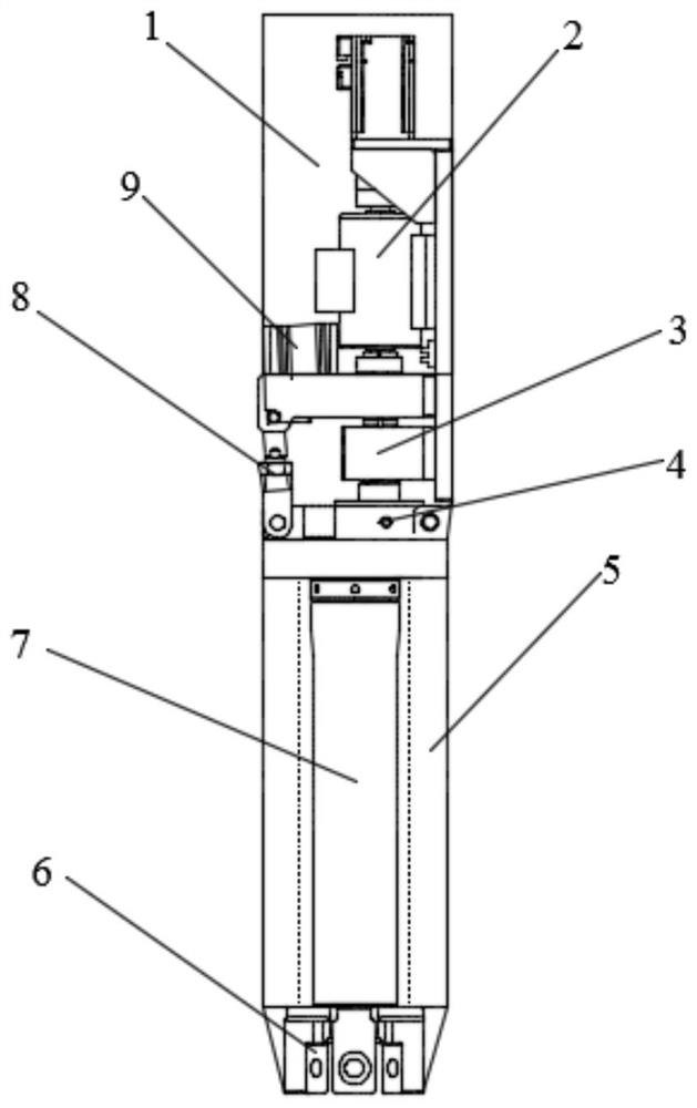 High-rank coal sample coring device