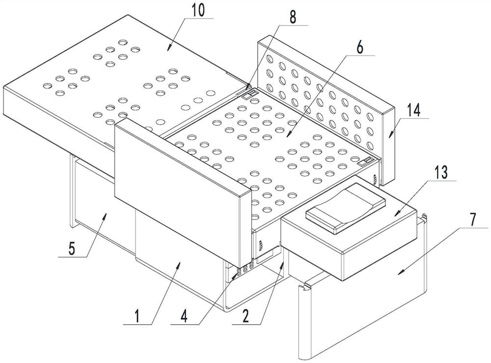 Fumigation seat with shape convenient to adjust