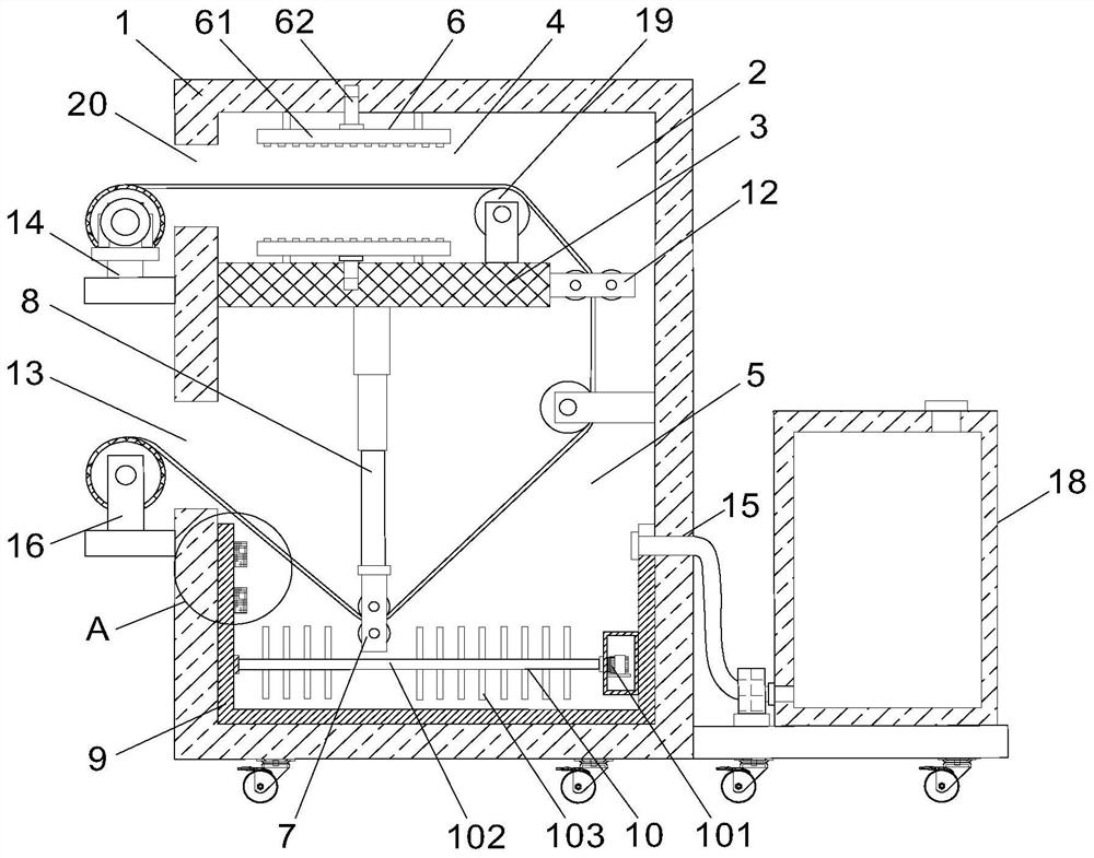 Textile raw material coloring equipment and use method thereof