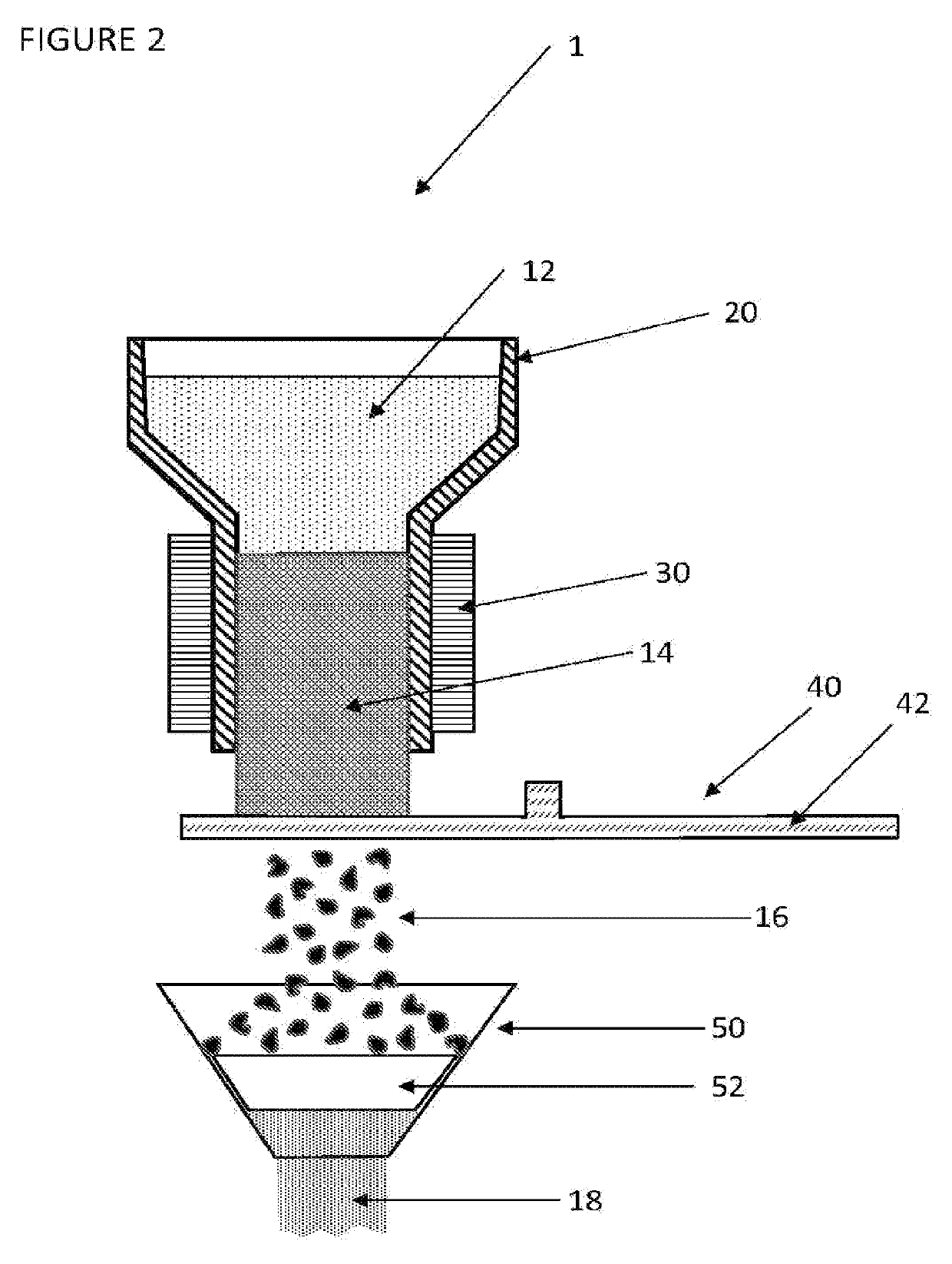 Dense phase material transport in pulmonary system