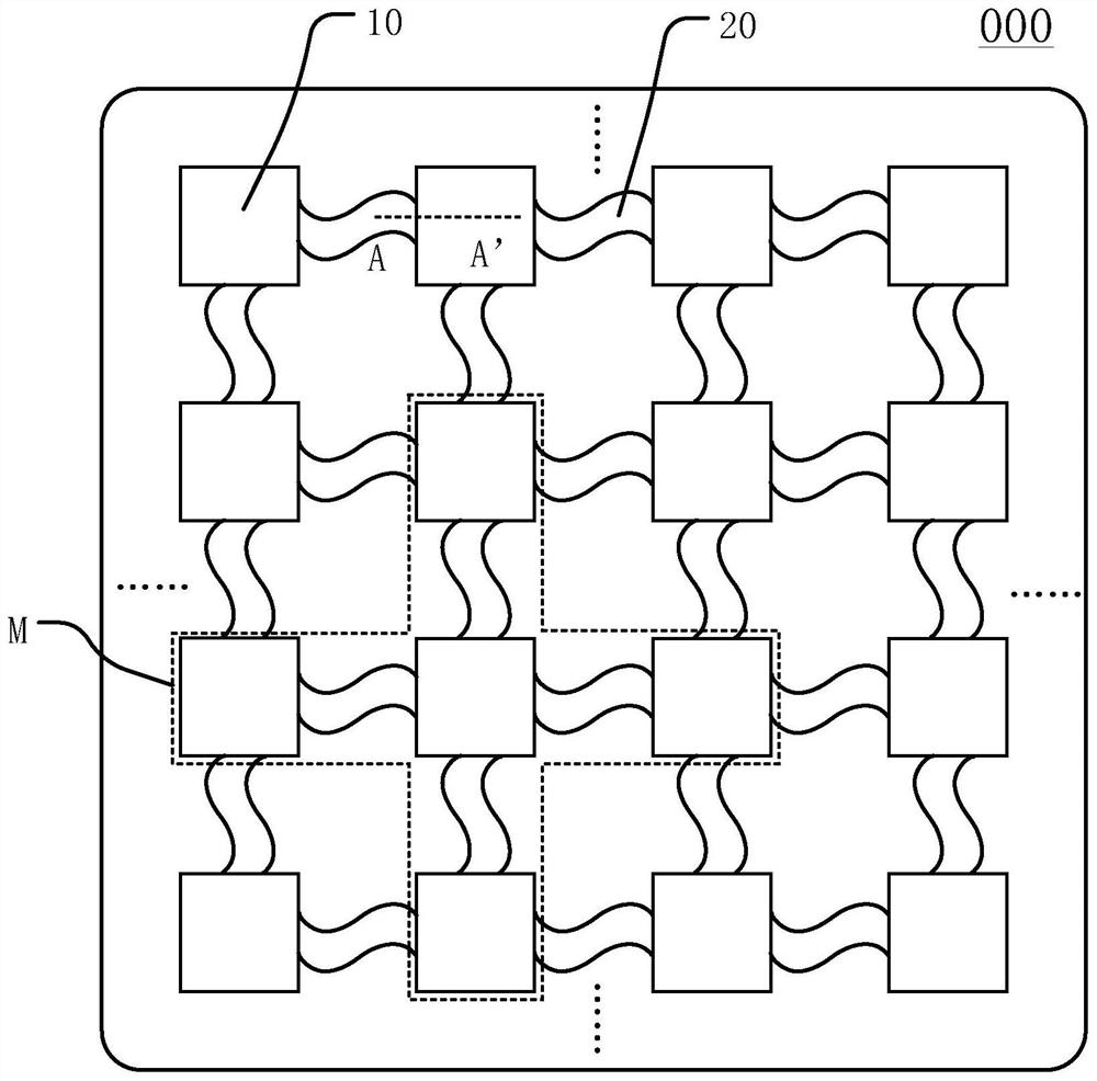 Stretchable display panel and display device