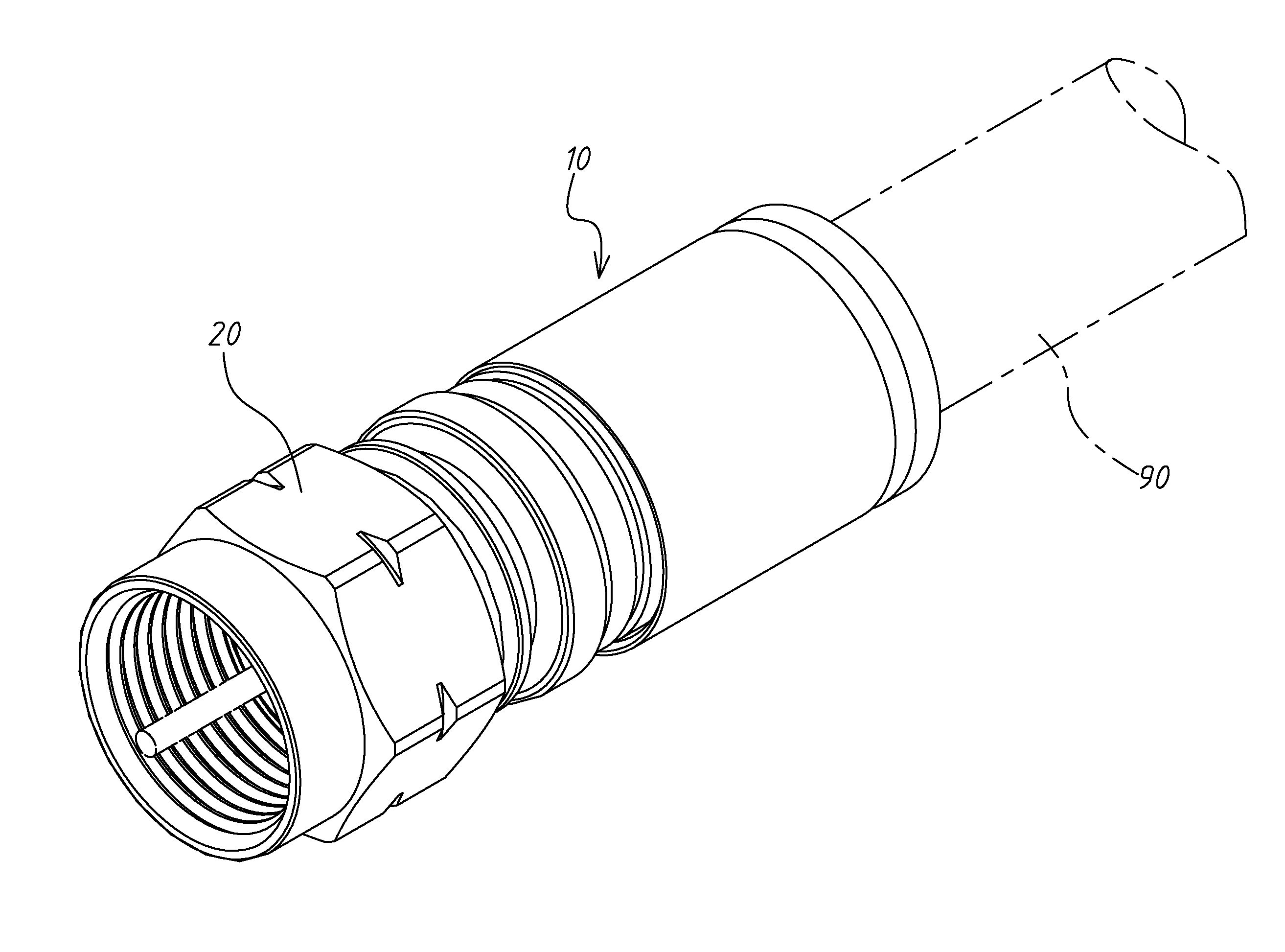 Coaxial cable connector