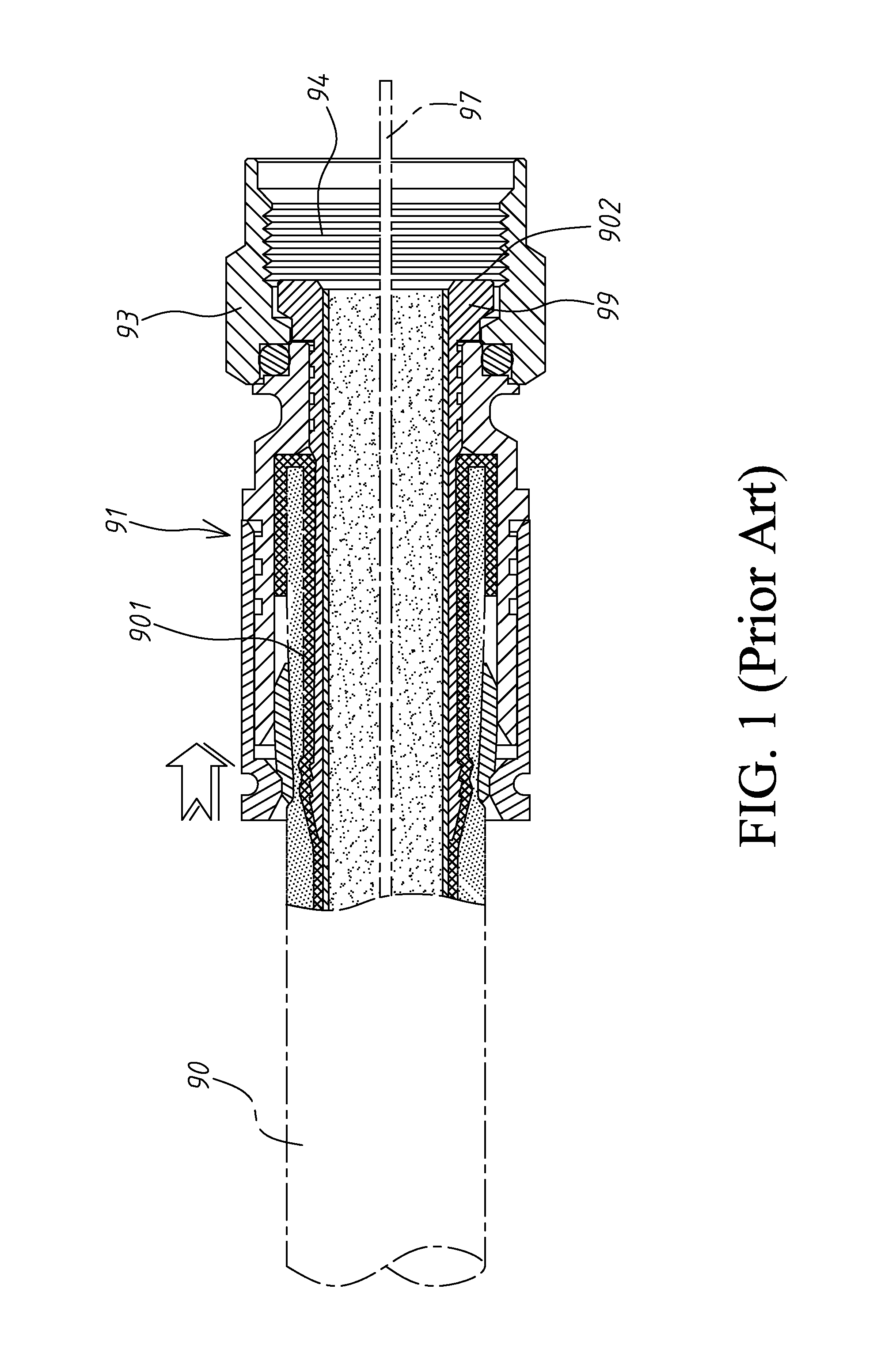 Coaxial cable connector