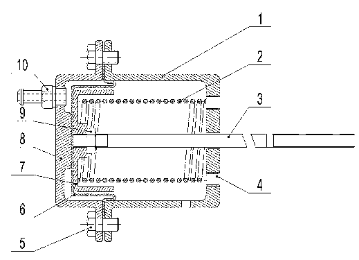 Sectional travel characteristic pneumatic actuator of turbocharger