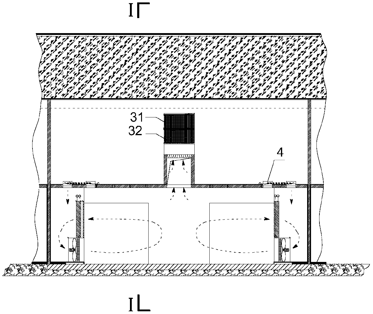 A drying room and a dehydration method using the drying room