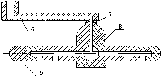 A hand-propelled mixer