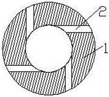 Efficient liquid distribution pipe