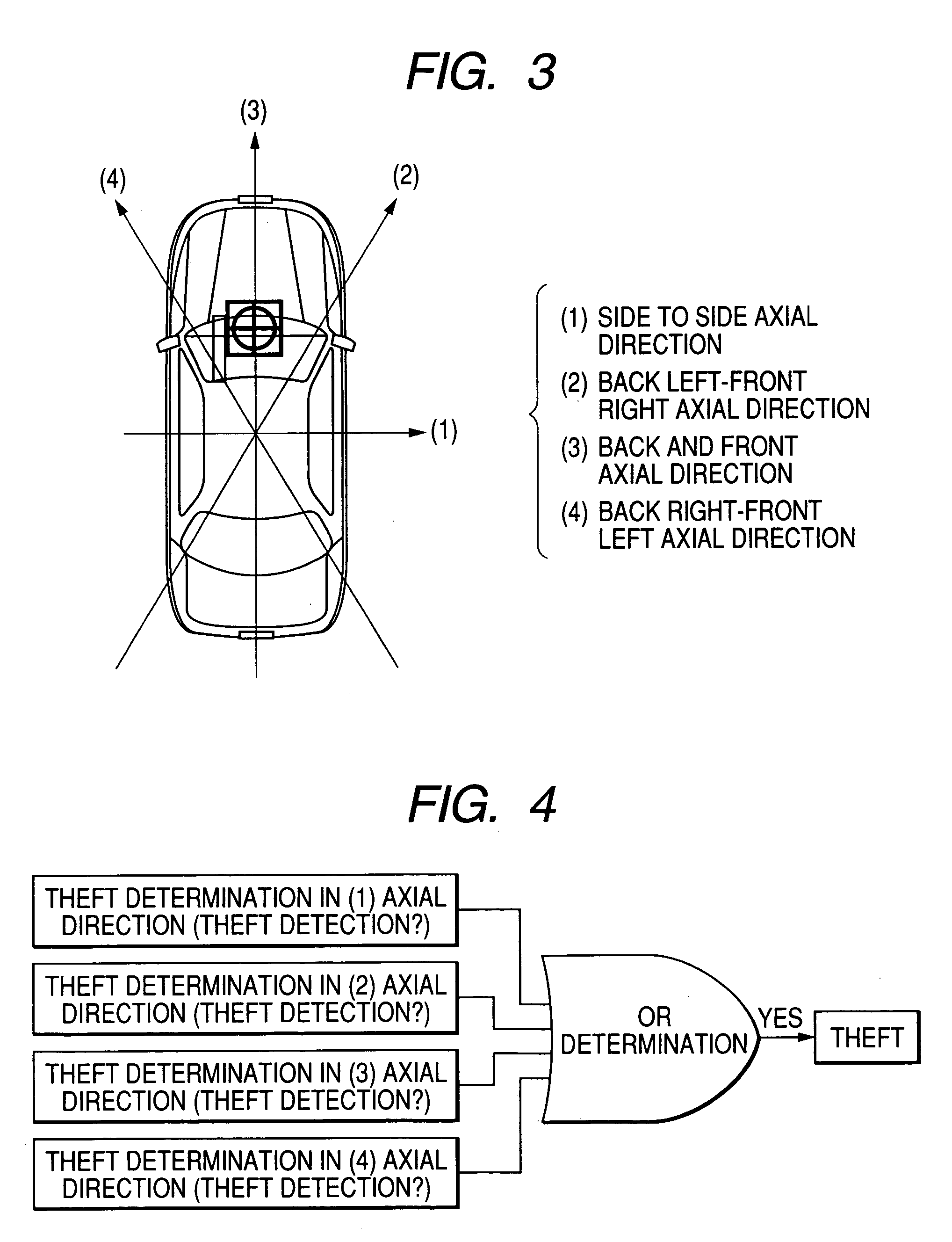 Vehicle theft detection device