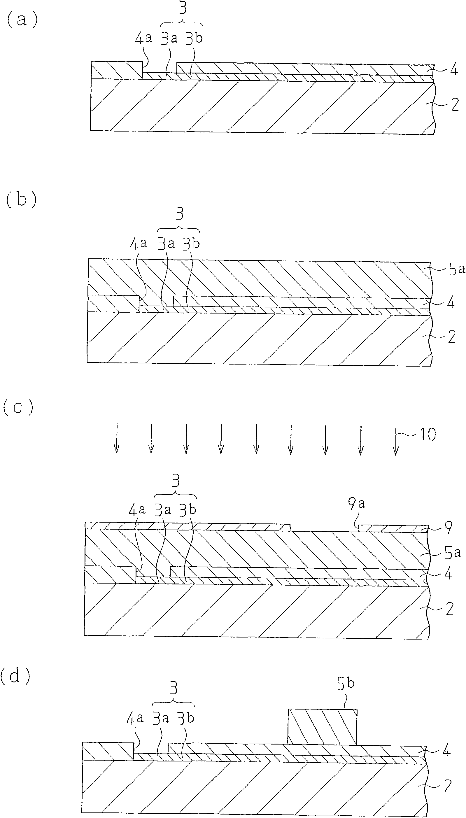 Method for manufacturing a semiconductor device, method and structure for mounting the semiconductor device