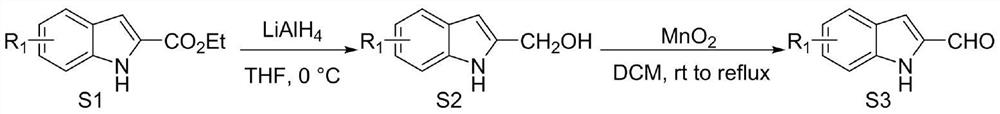 Preparation method and application of indole skeleton-containing chiral spiro compound catalyzed by nitrogen heterocyclic carbene