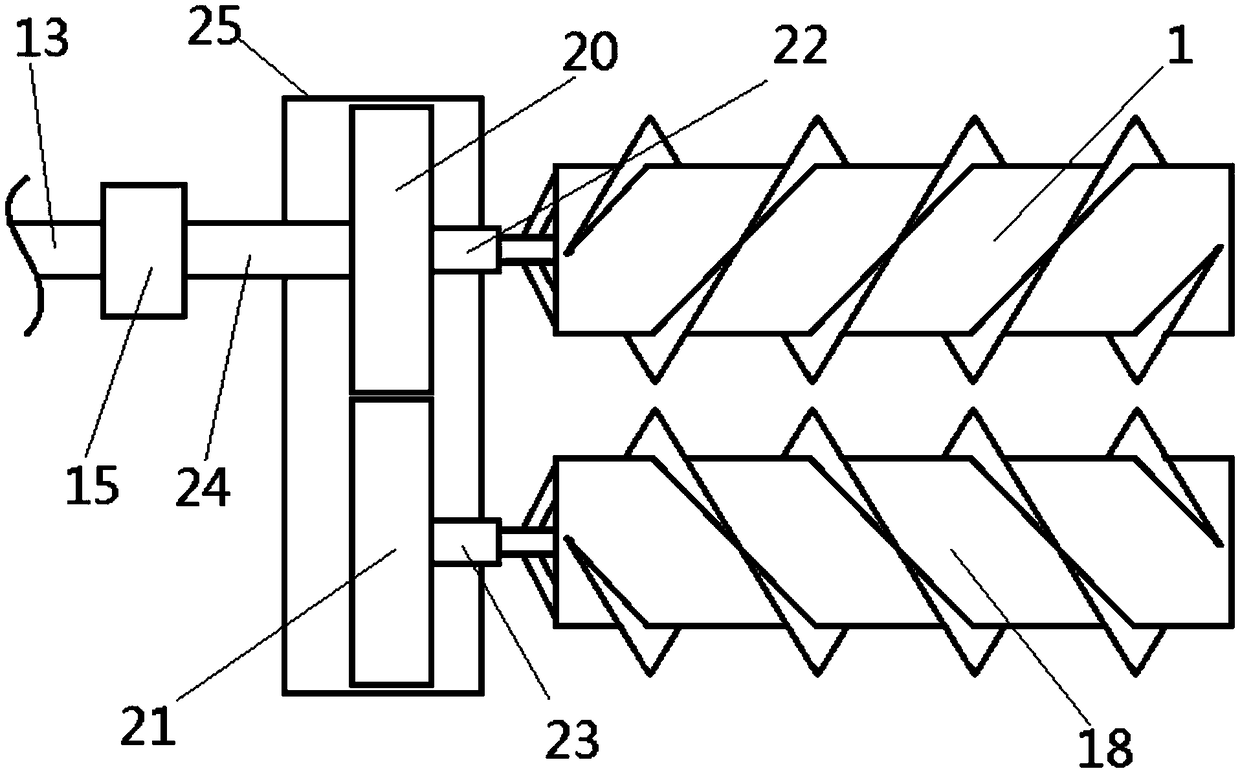 Novel spiral floating cylinder type water current power generation device