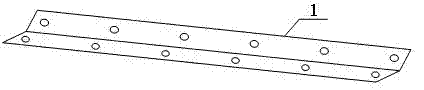 Special internal angle steel for aluminum type environmentally-friendly chest