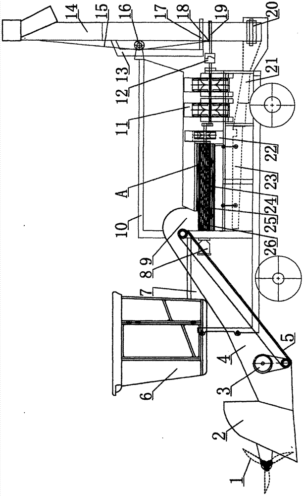 New corn harvesting thresher