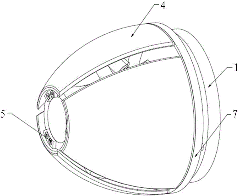 Buffering despinning damping device for satellite docking