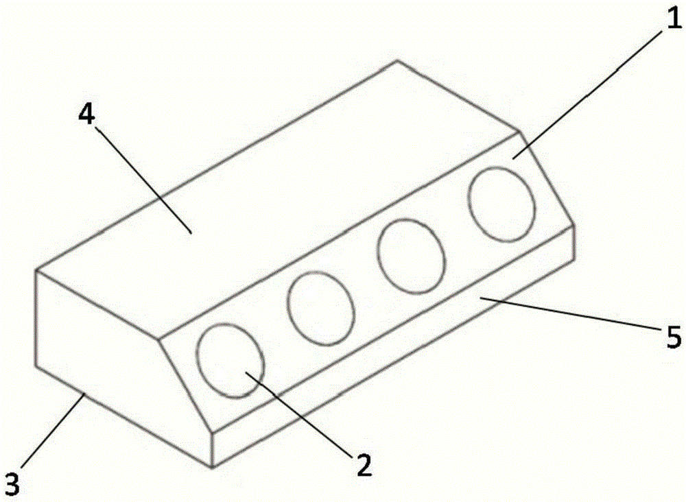 Sponge concrete brick and application thereof