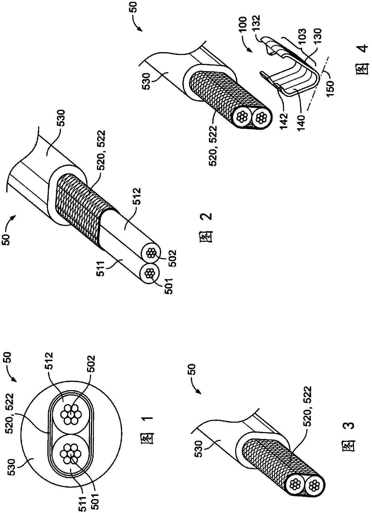 Electrical contact device, electrical connecting unit and method for assembling electrical cable