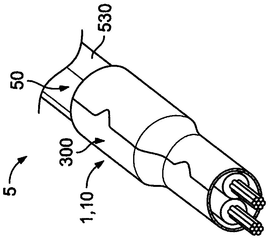 Electrical contact device, electrical connecting unit and method for assembling electrical cable