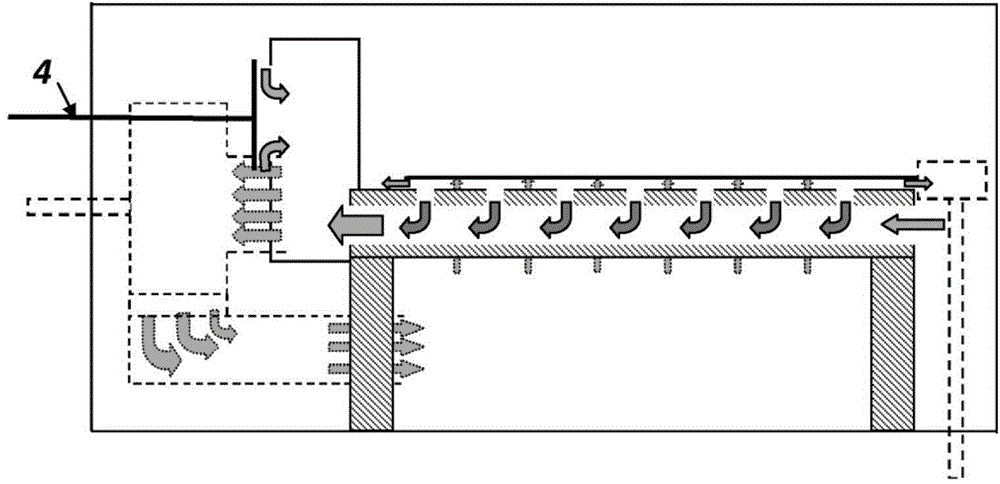 Equipment for conveying glass plates on air bearing table in heating furnace