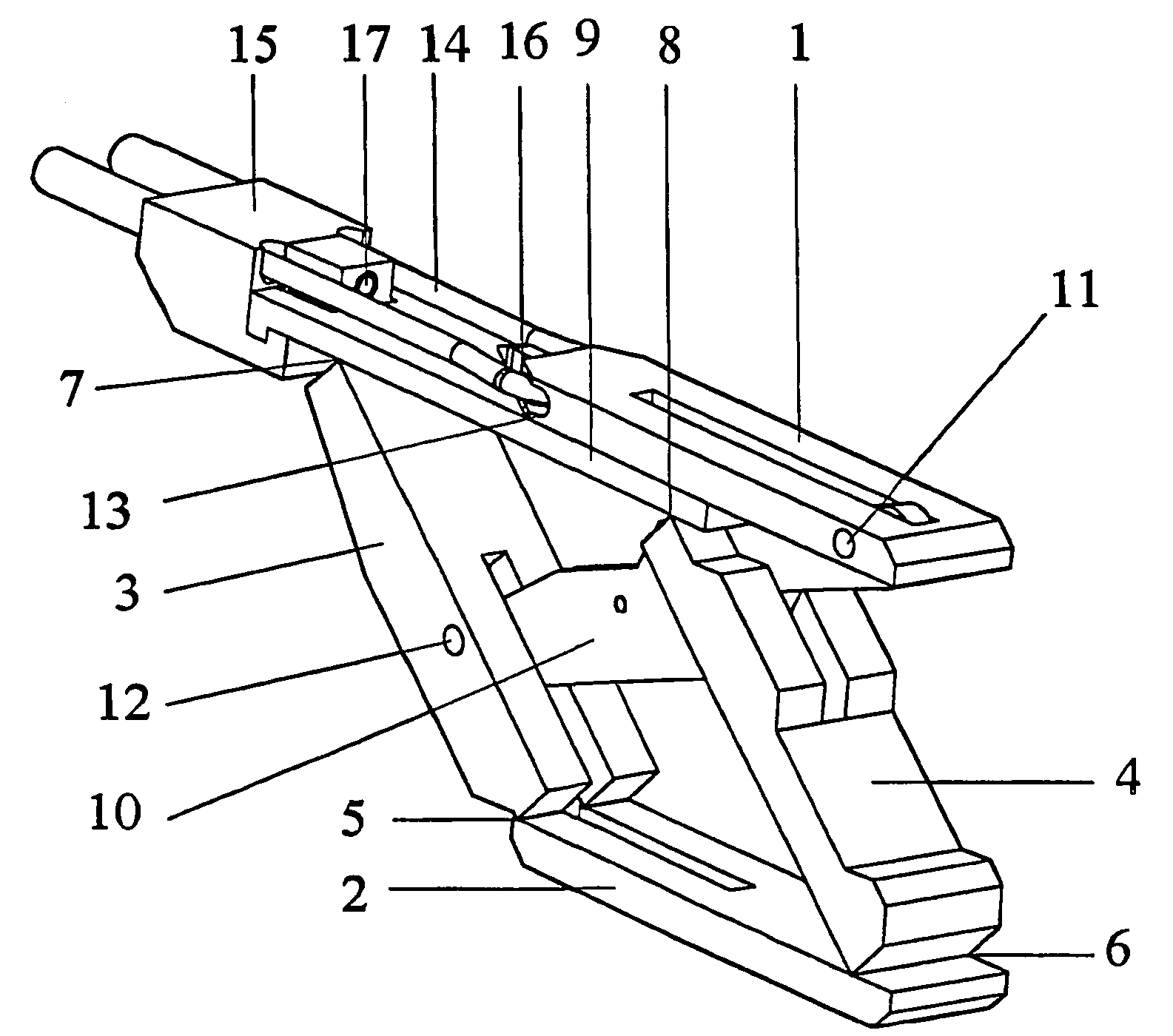 Collapsible and expandable instrument for insertion in a dorsal vertebra