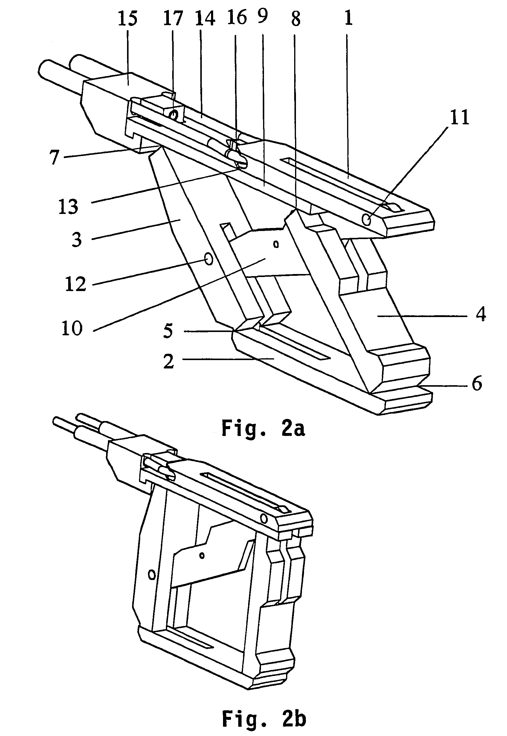 Collapsible and expandable instrument for insertion in a dorsal vertebra