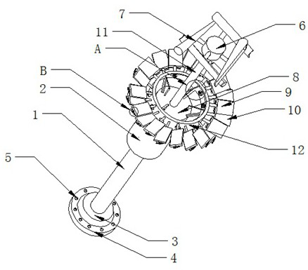 A power generation structure based on ocean energy and its application method