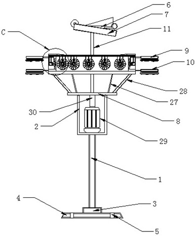 A power generation structure based on ocean energy and its application method