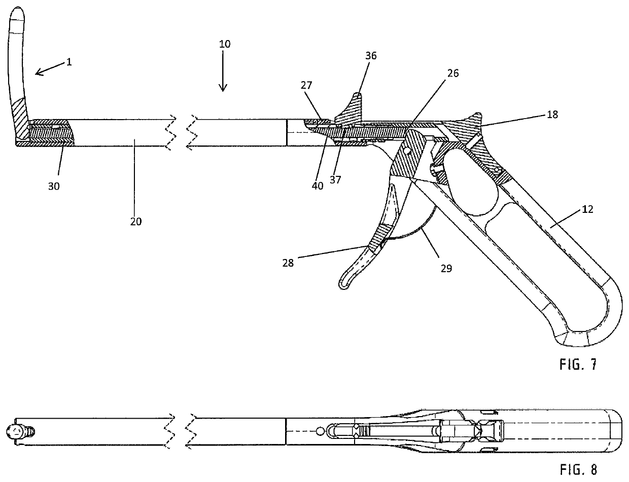 Rod insertion with adjustable rod angulation