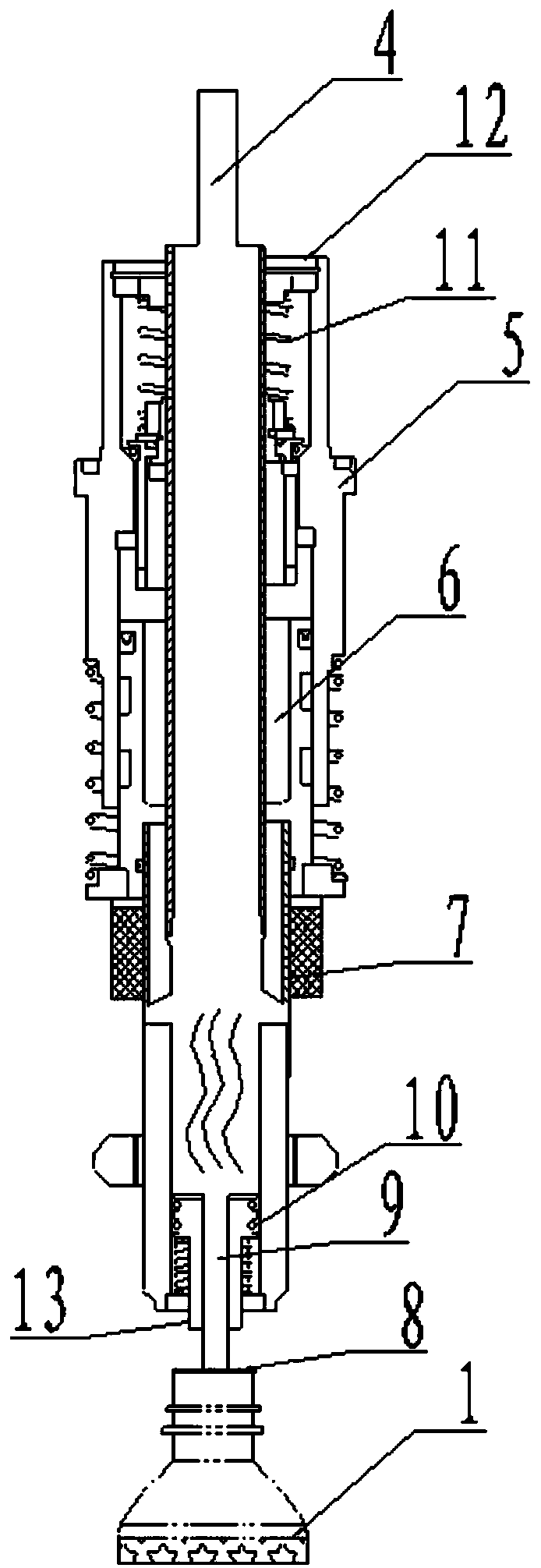 Universal liquid filling valve