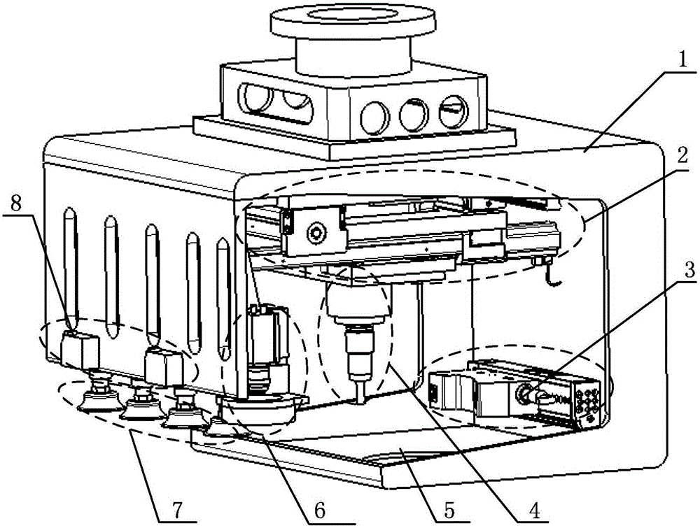 Automatic high-precision edge milling device and method for aircraft skin