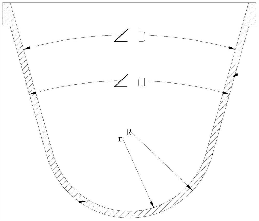 Metallurgical slag pot with variable-wall-thickness pot body