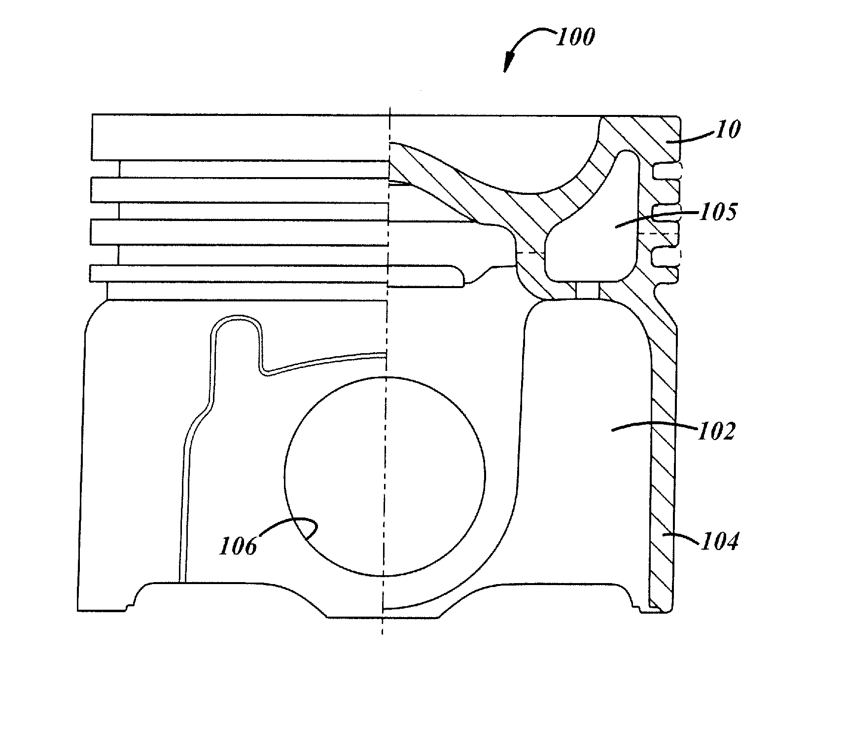 Complex-Shaped Forged Piston Oil Galleries