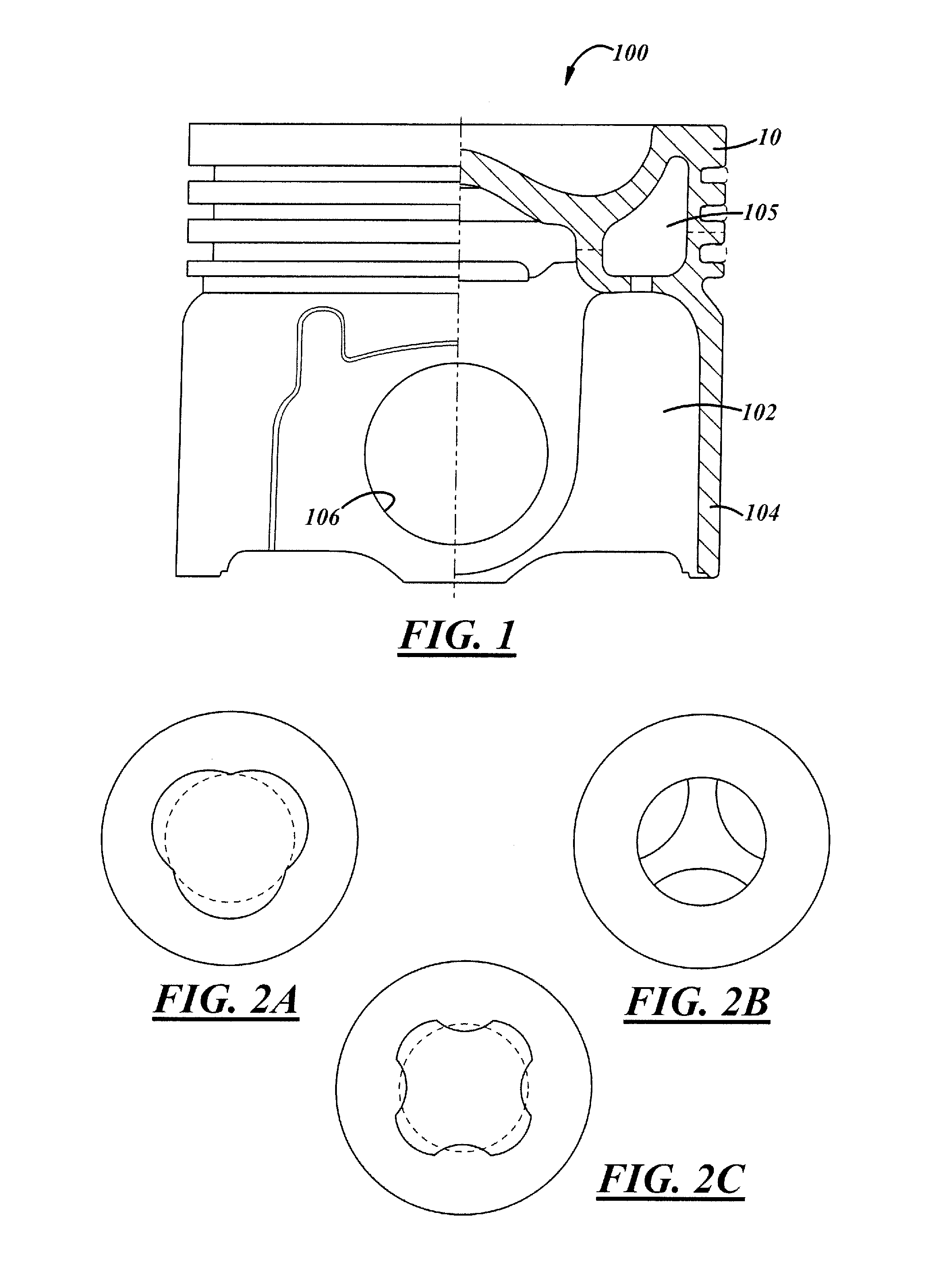 Complex-Shaped Forged Piston Oil Galleries