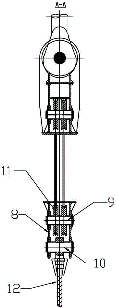 Flexible self-balance multi-suspension-point hanging beam structure