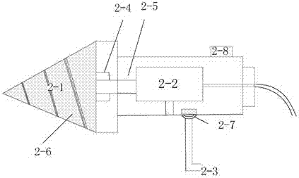 An offshore wind power and ocean tidal current energy combined power generation device