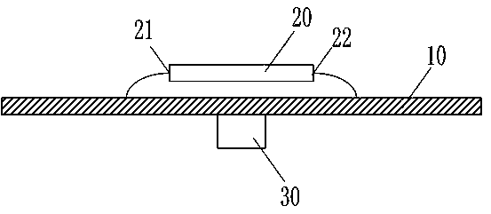 Television main board PCB and TDMA noise inhibition method thereof