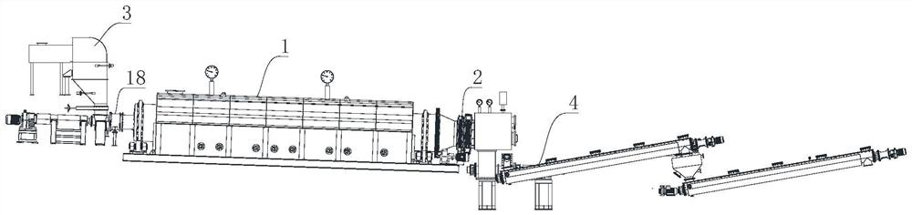 Outward rotation type waste rubber and plastic thermal cracking equipment