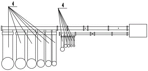 A water flow test device for an air pipe head