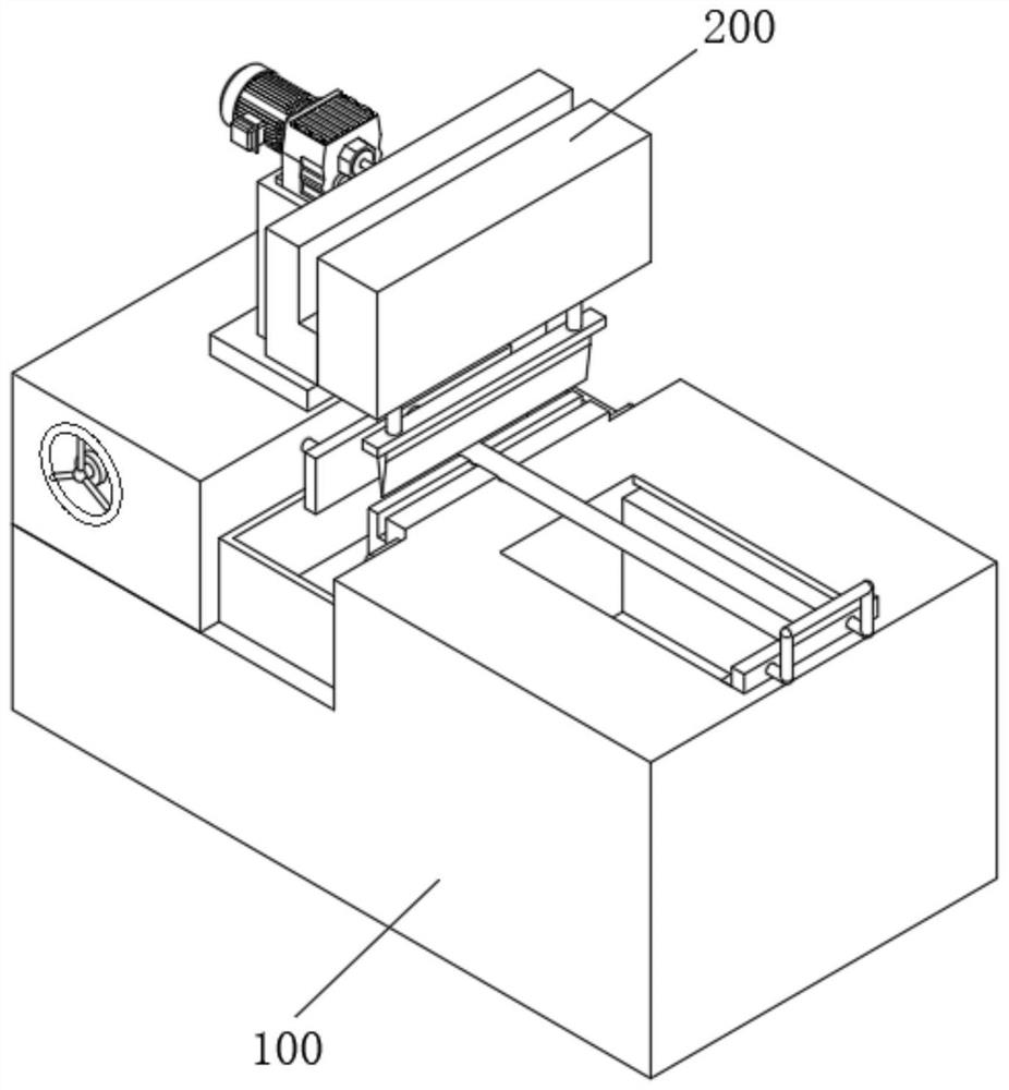 Iron core raw material fixed-length feeding device based on ferrite magnetic core cutting machining