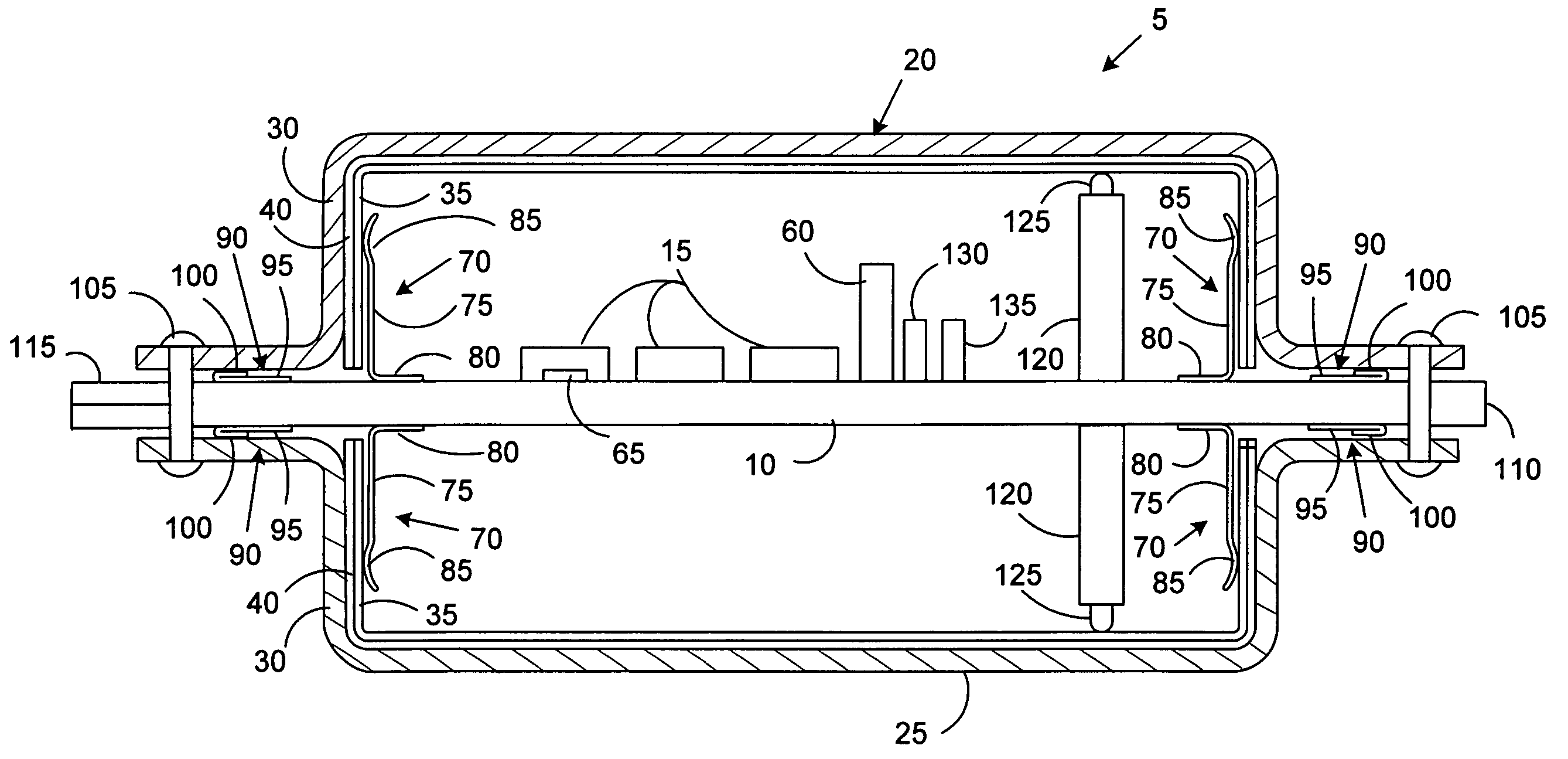 Security barrier for electronic circuitry